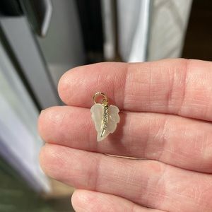 Jacquie Aiche Diamond Feather Charm- New